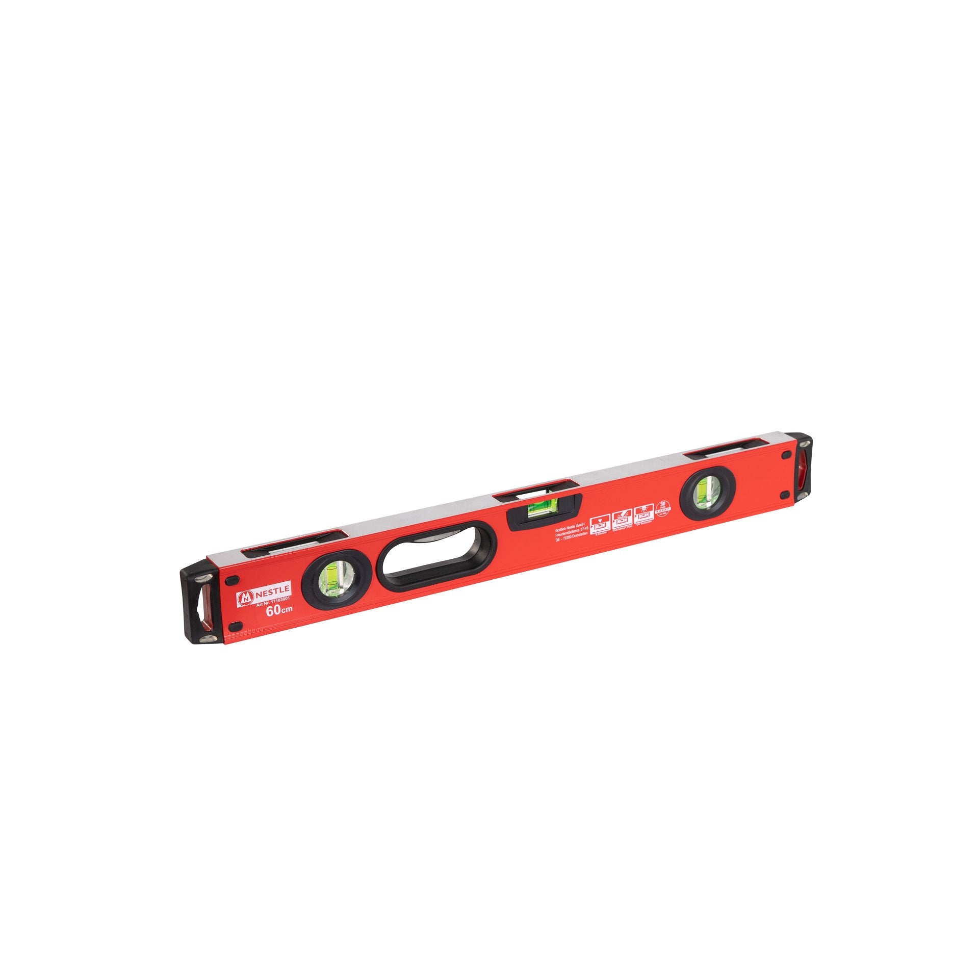 NESTLE Profi-Handwerkerwasserwaage Zeus, 60 cm