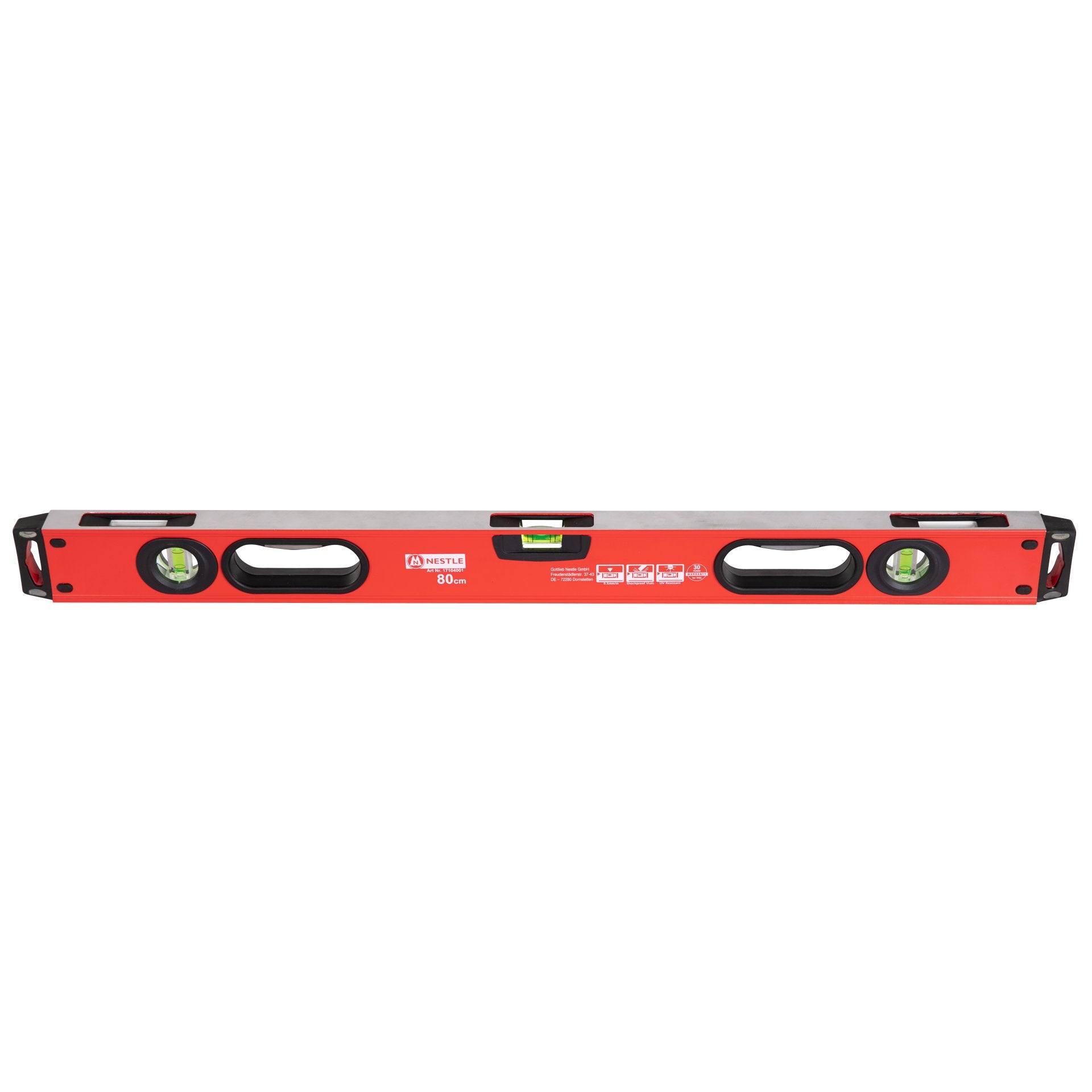 NESTLE Profi-Handwerkerwasserwaage Zeus, 80 cm