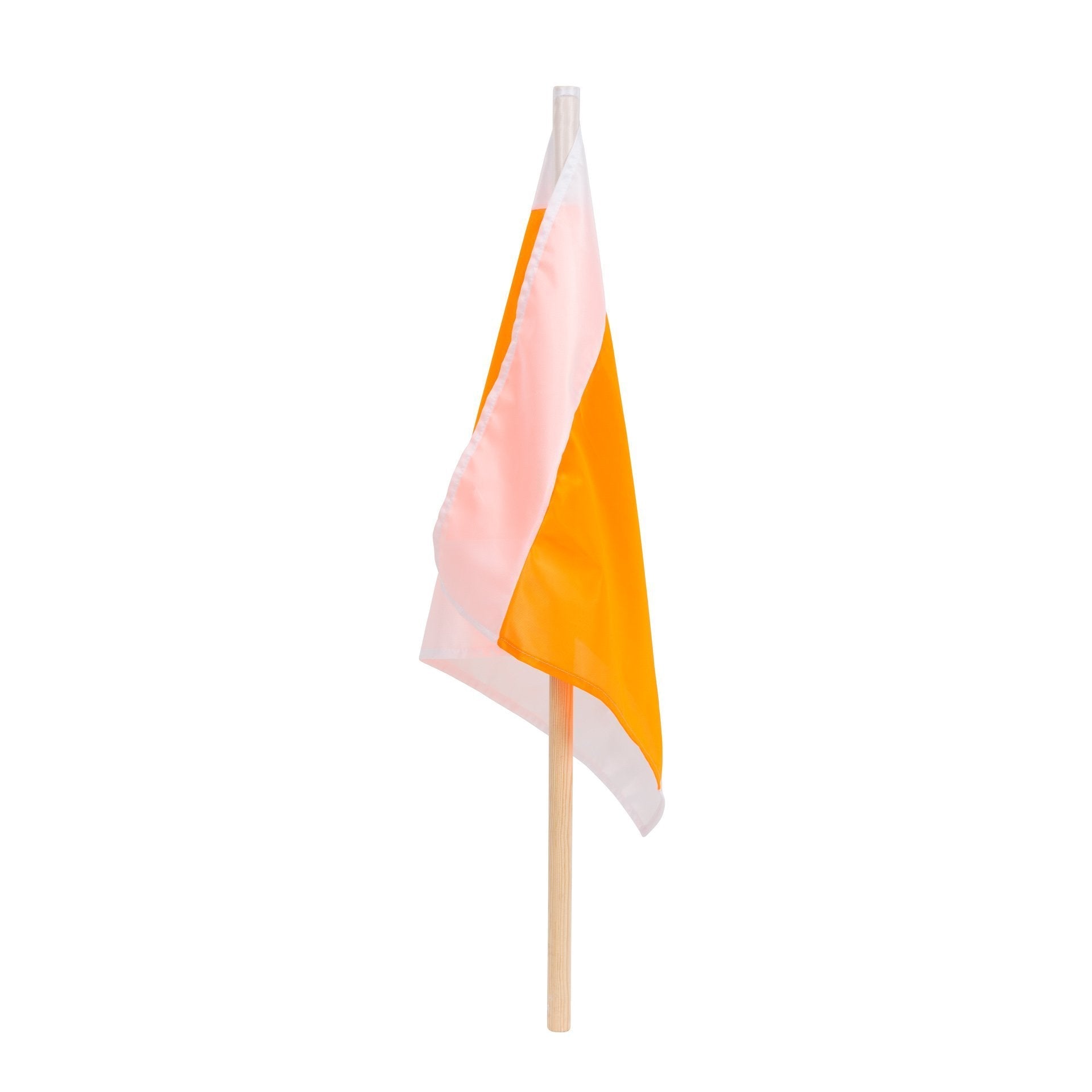 NESTLE Warnflagge weiß,orange,weiß, 50x50cm , VPE = 40 Stück