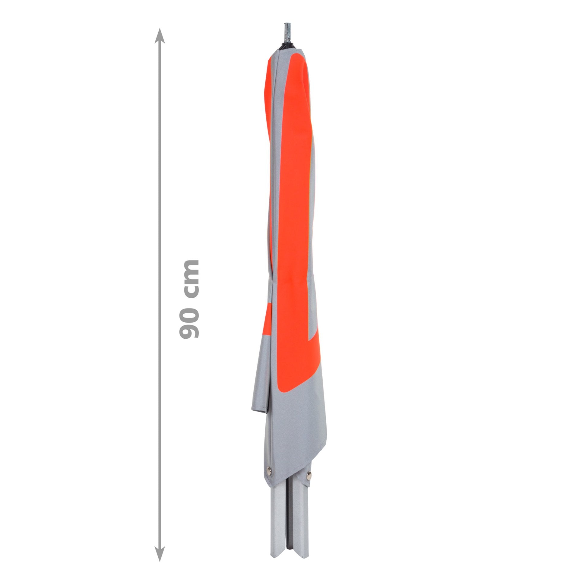 NESTLE Warnpyramide 70 cm, Schaufelmann (VZ123), retroreflektierend, mit Feder