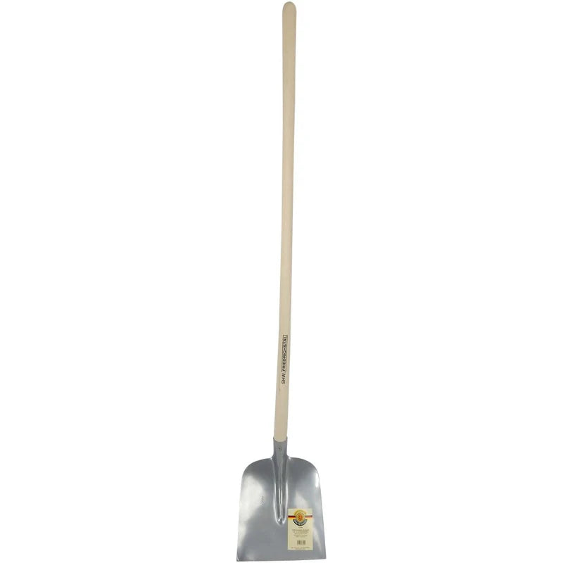 Holsteiner Schaufel, Gr. 2, silber, mit Eschenstiel 130 cm
