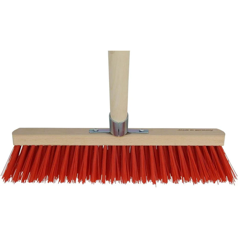 Straßenbesen mit Elaston-Borsten und Stiel