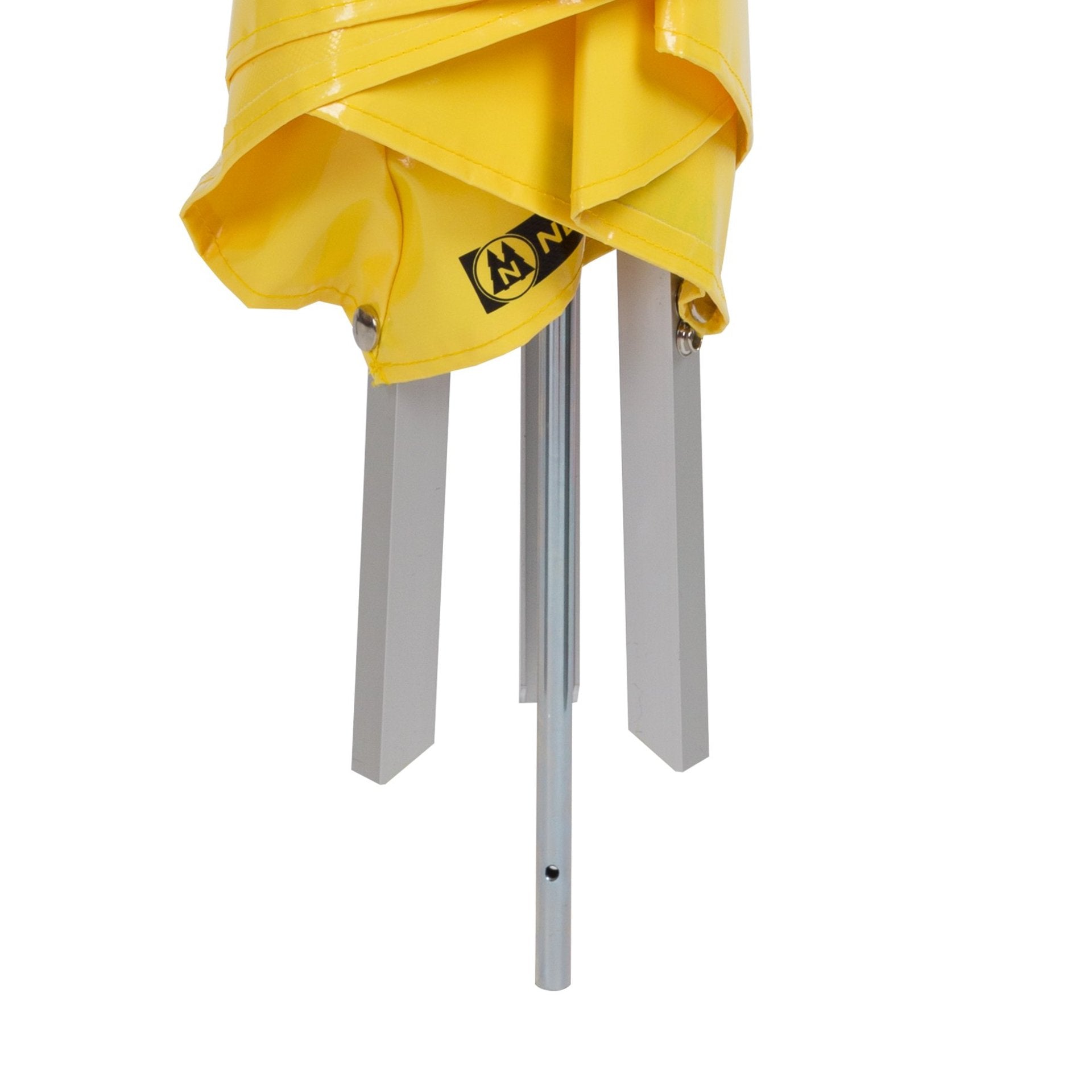 NESTLE Warnpyramide 70 cm, Achtung (VZ101), gelb, mit Mittelfuß