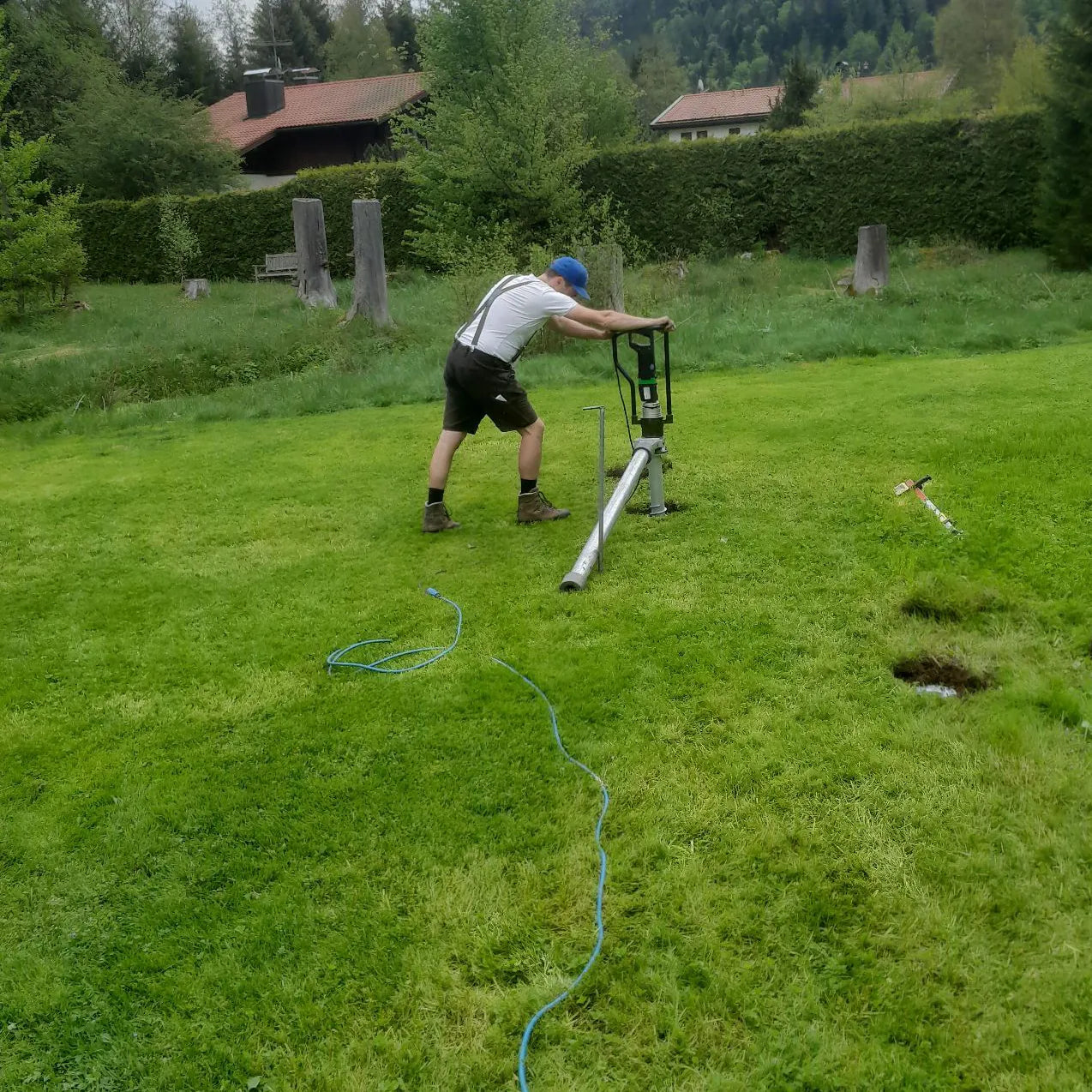 ZÜBLIN Fundament-Eindrehmaschine