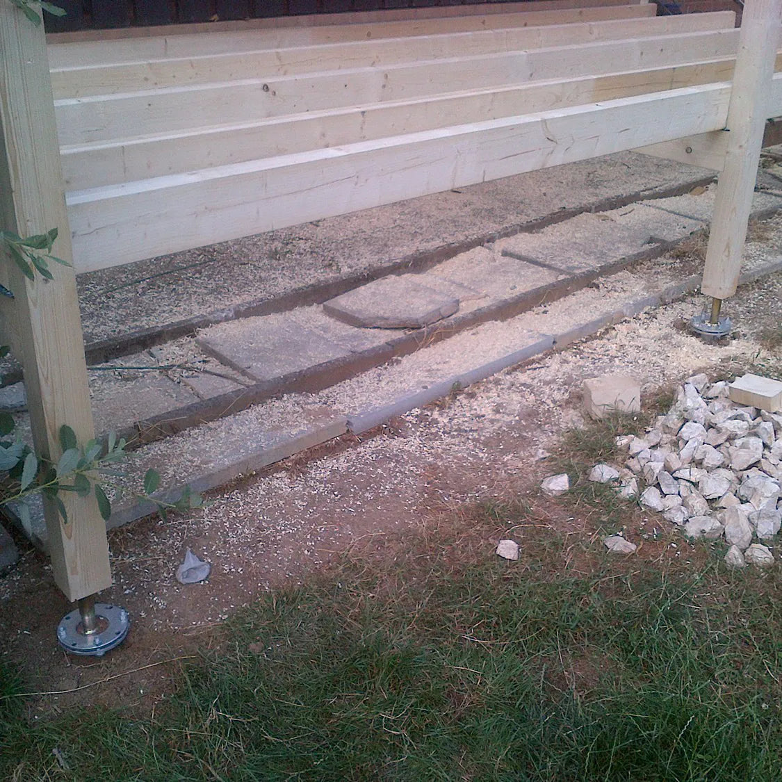 Schraubfundament zum Eindrehen 76 x 1200 mm
