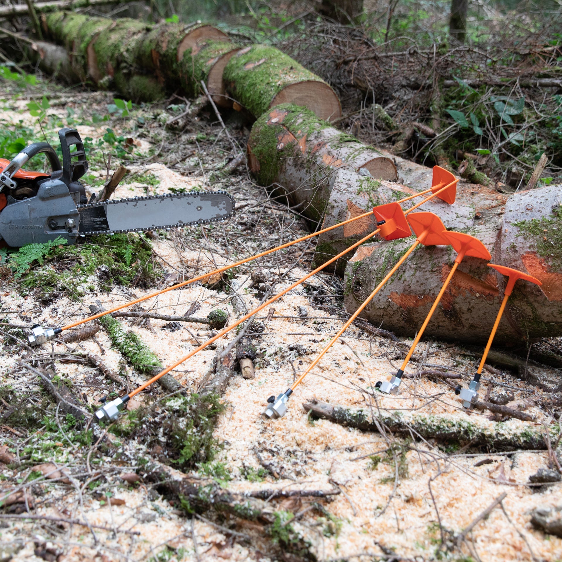 NESTLE Ablängstab KOLIBRI 25 cm, zur Ablängung mit Motorsäge - BauForst24