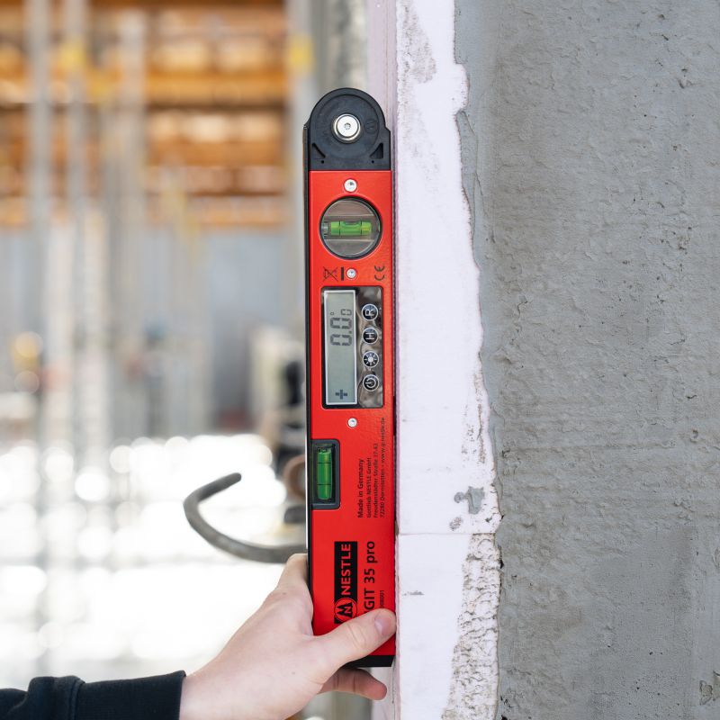NESTLE DIGIT 35 Pro – Digitaler Winkelmesser & Wasserwaage | Präzise & Vielseitig - BauForst24