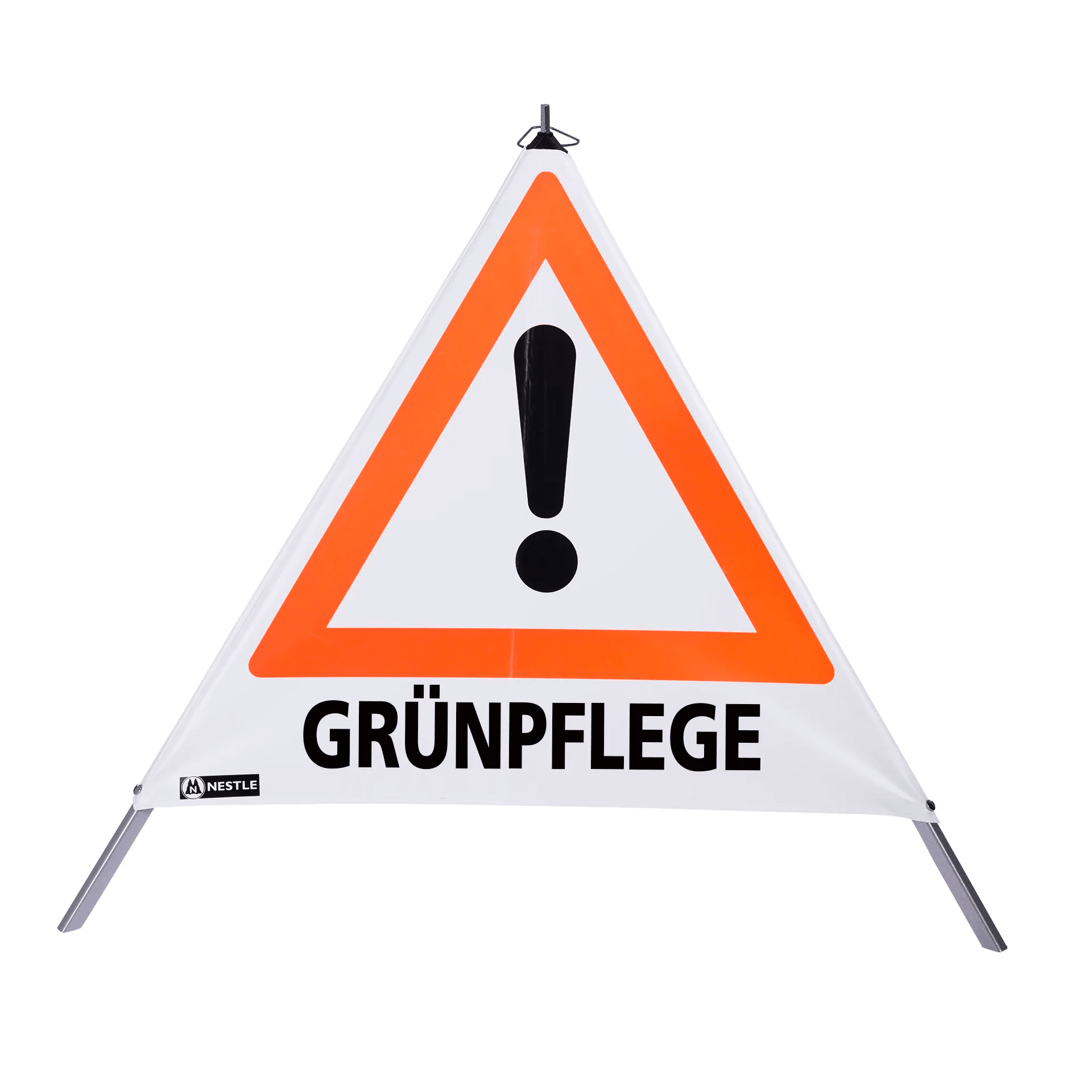 NESTLE Forst Warnpyramiden 70 cm oder 90 cm, Achtung (VZ101) verschiedene Aufdrucke - BauForst24