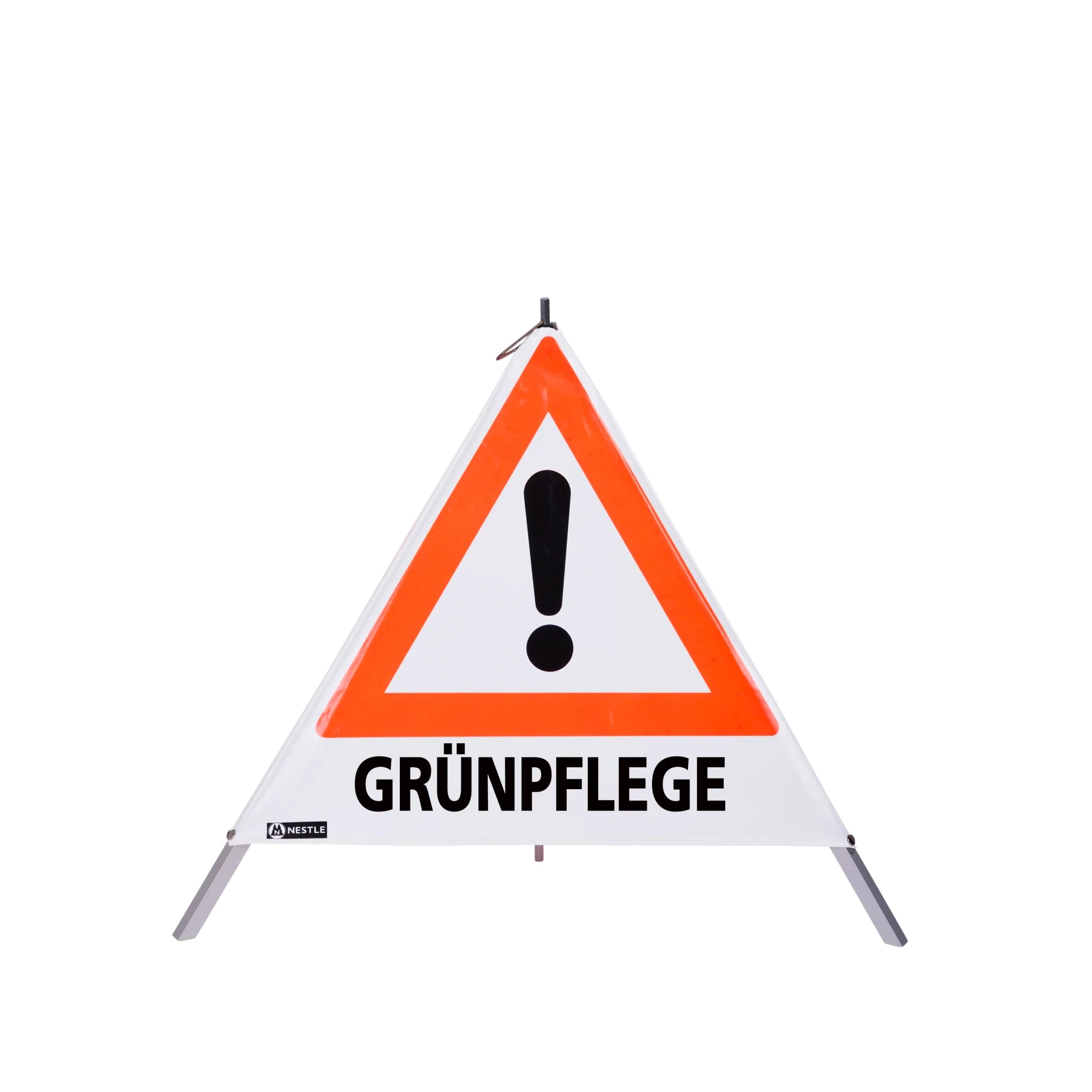 NESTLE Forst Warnpyramiden 70 cm oder 90 cm, Achtung (VZ101) verschiedene Aufdrucke - BauForst24
