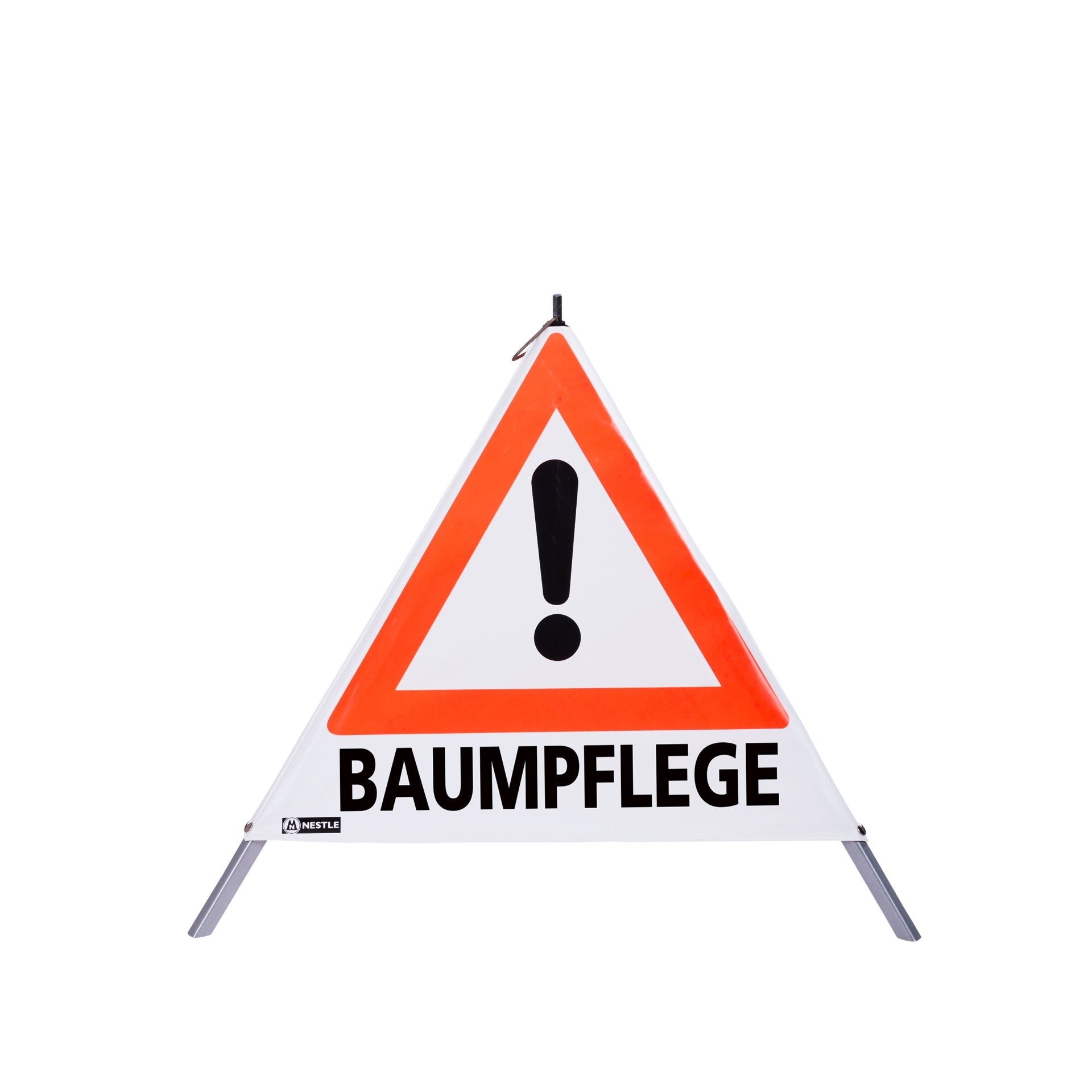 NESTLE Forst Warnpyramiden 70 cm oder 90 cm, Achtung (VZ101) verschiedene Aufdrucke - BauForst24
