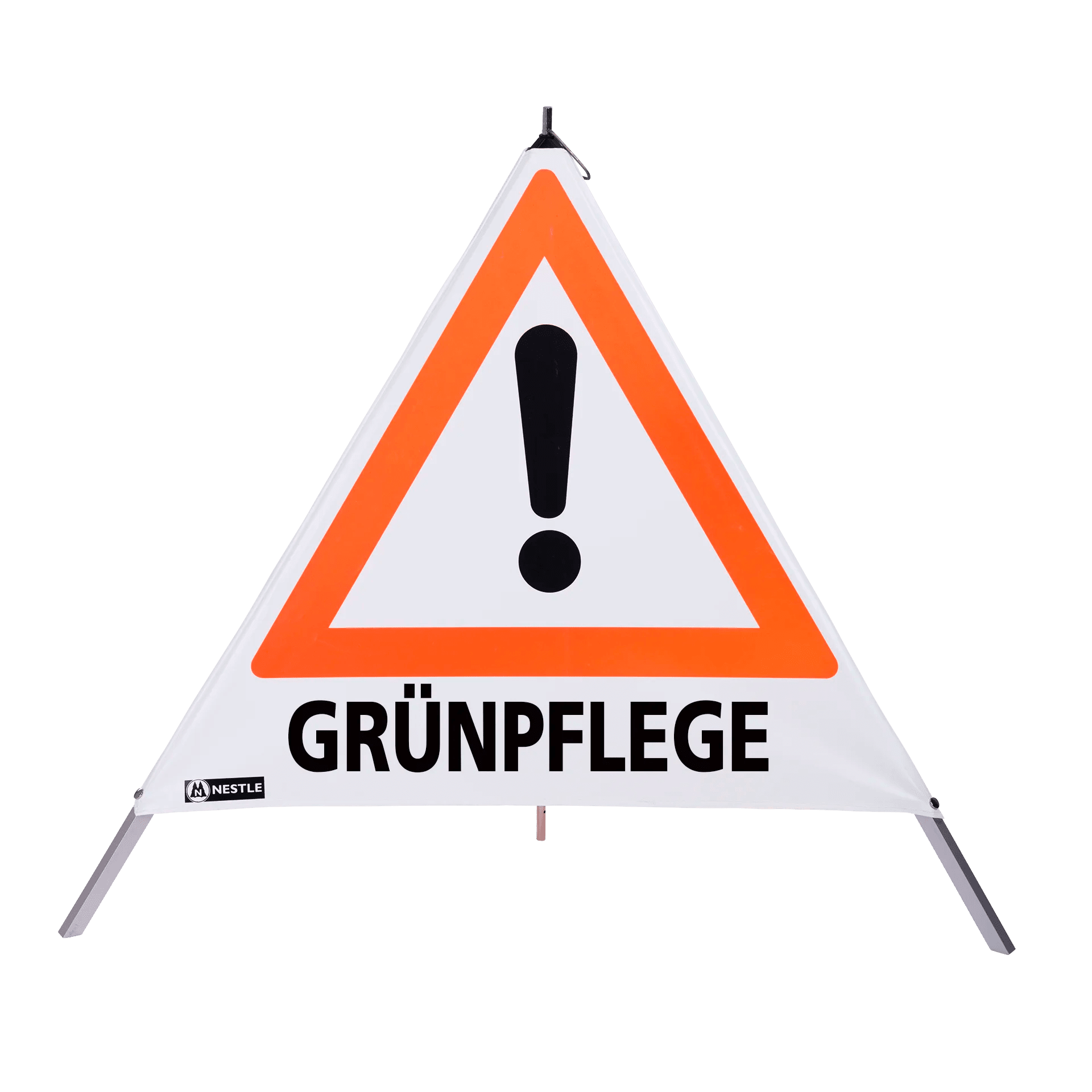 NESTLE Forst Warnpyramiden 70 cm oder 90 cm, Achtung (VZ101) verschiedene Aufdrucke - BauForst24