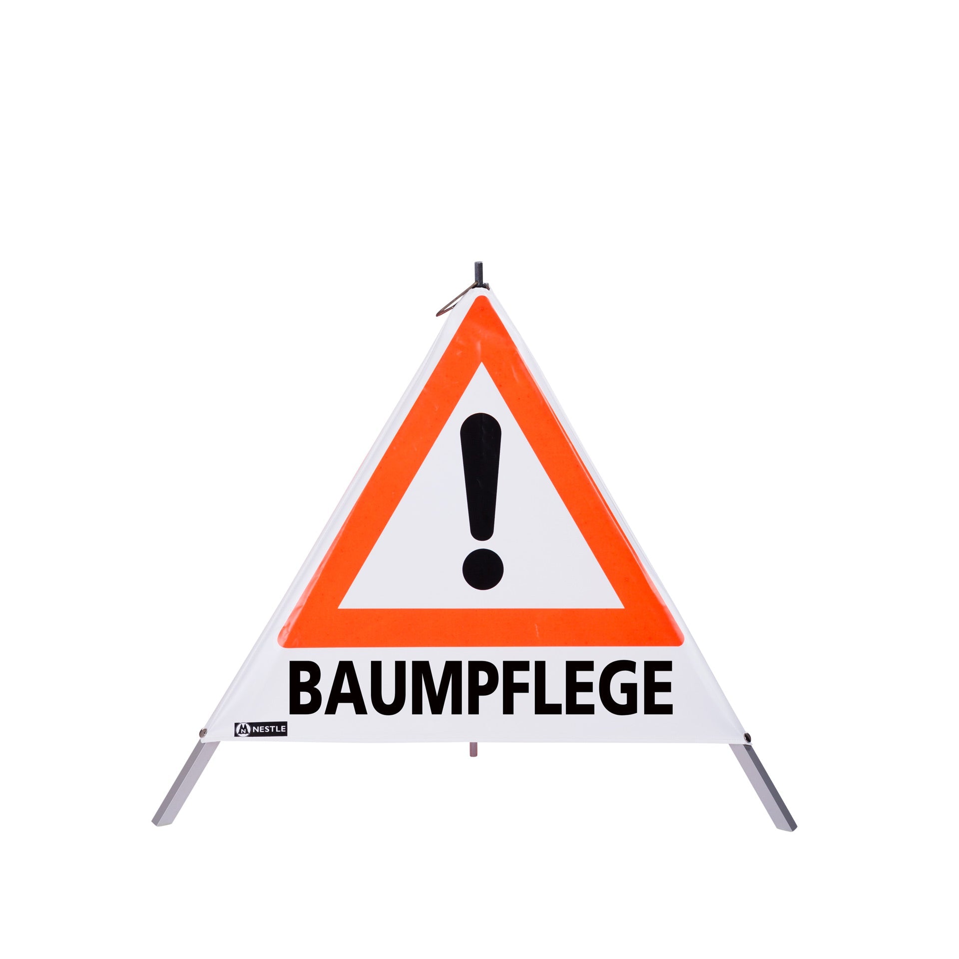 NESTLE Forst Warnpyramiden 70 cm oder 90 cm, Achtung (VZ101) verschiedene Aufdrucke - BauForst24
