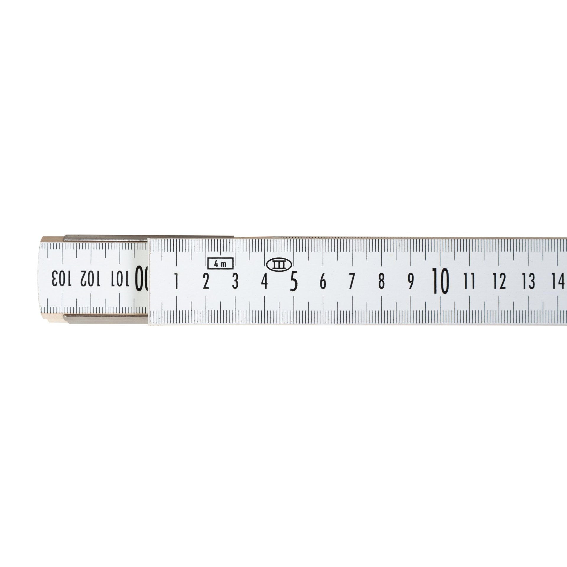 NESTLE Geometer - Maßstab Holz, 4m / 50cm - BauForst24