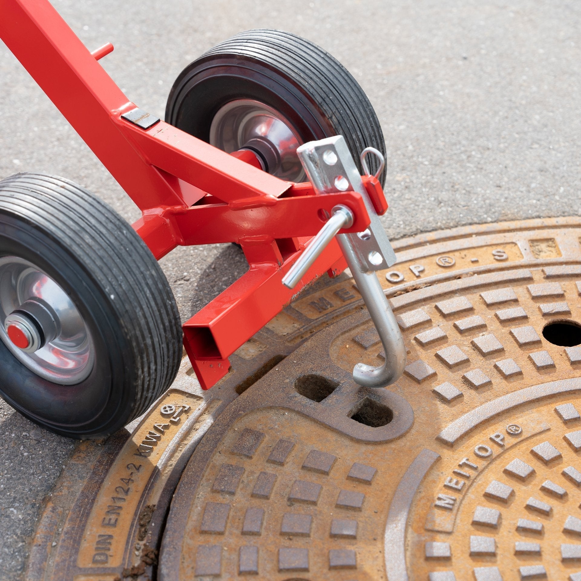NESTLE Kanaldeckelheber Schwerlasthaken, rund - BauForst24