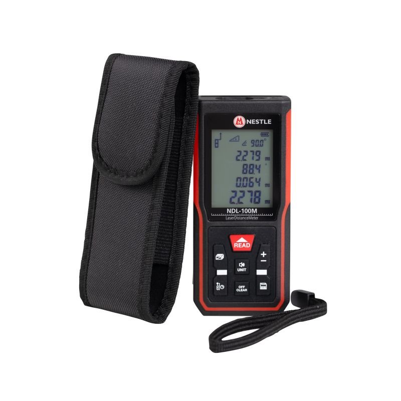 NESTLE NDL - 100M Laserentfernungsmesser – 100m, USB - C, kompakt - BauForst24