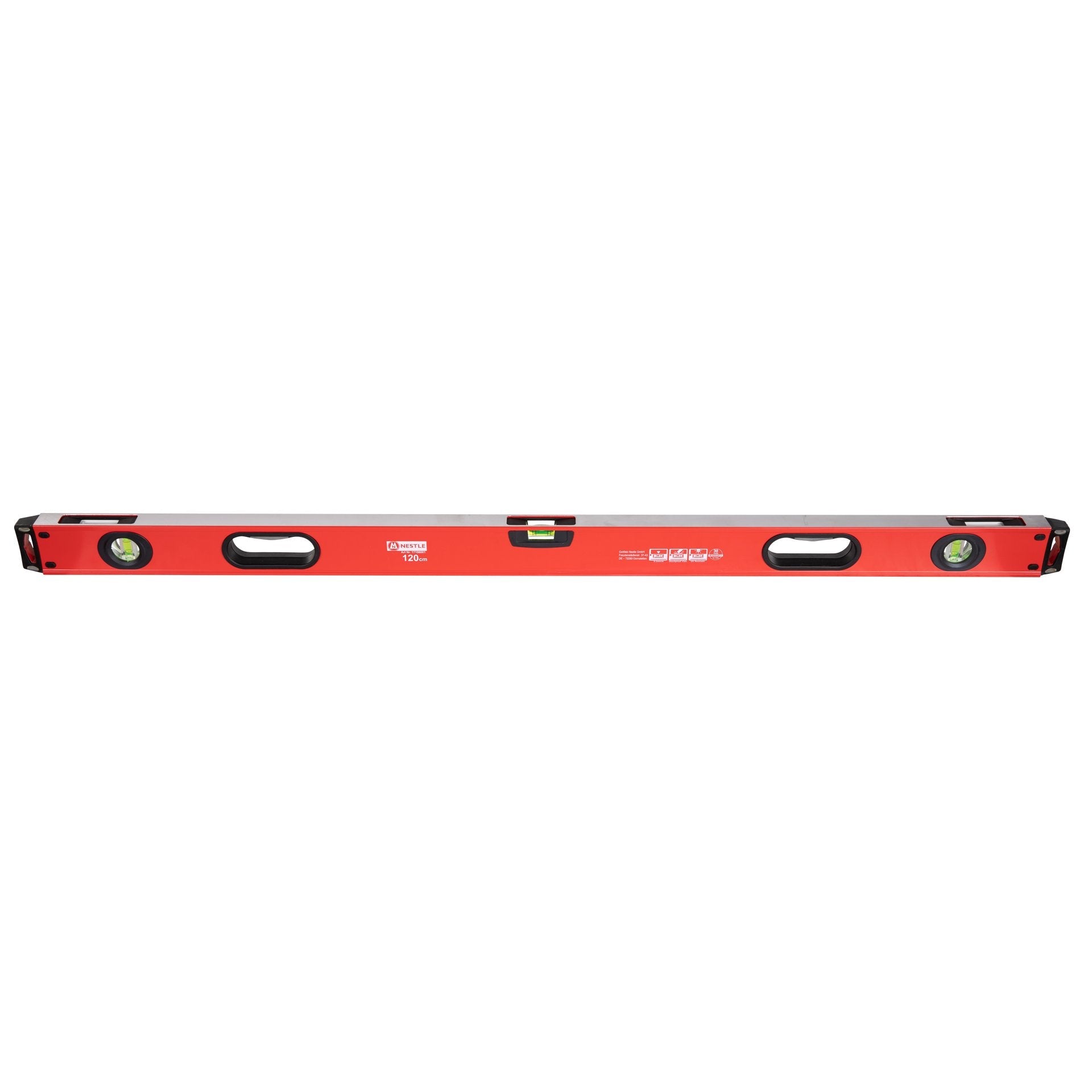 NESTLE Profi - Handwerkerwasserwaage Zeus, 120 cm - BauForst24