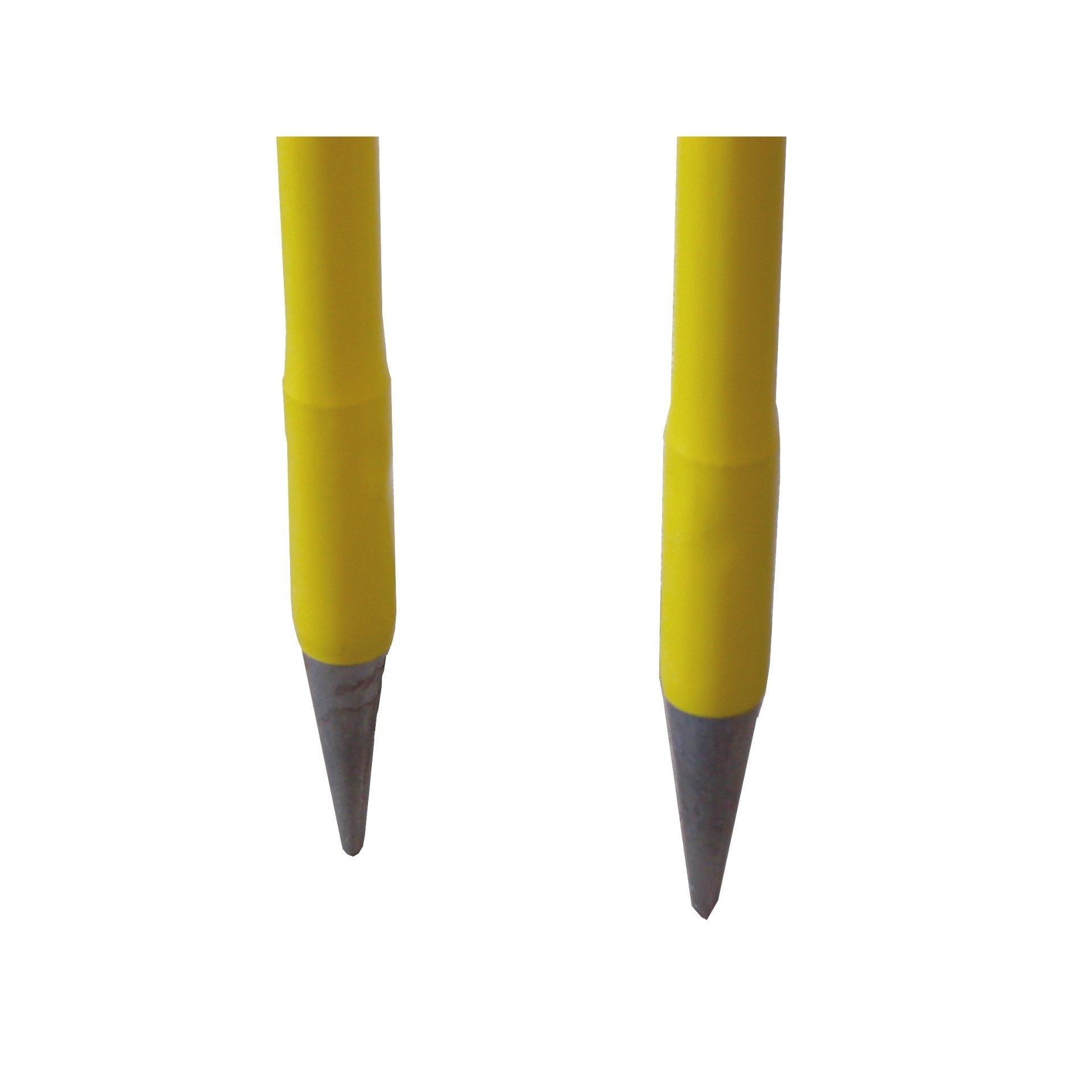 NESTLE Schneeleitstab aus Holz, 150 cm, gelb,schwarz, 12 Stück im Set - BauForst24