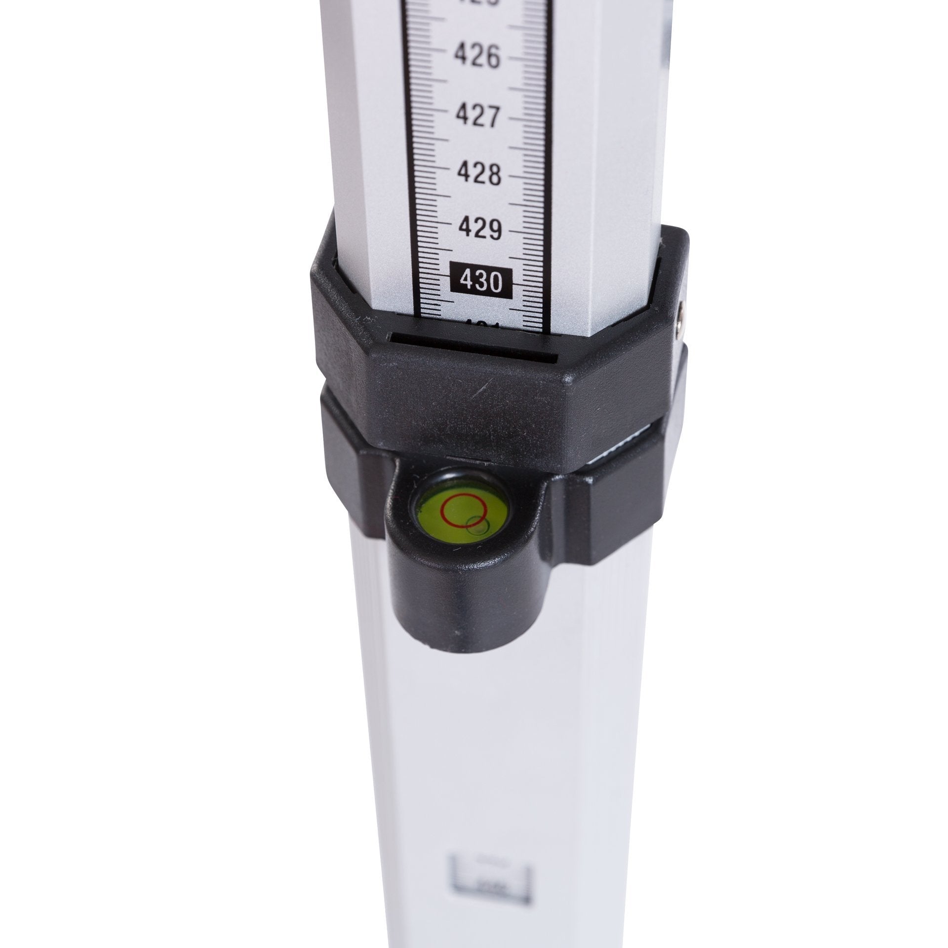 NESTLE Teleskop - Nivellierlatte 5 m – E - Teilung | Vermessungslatte für Bau - BauForst24