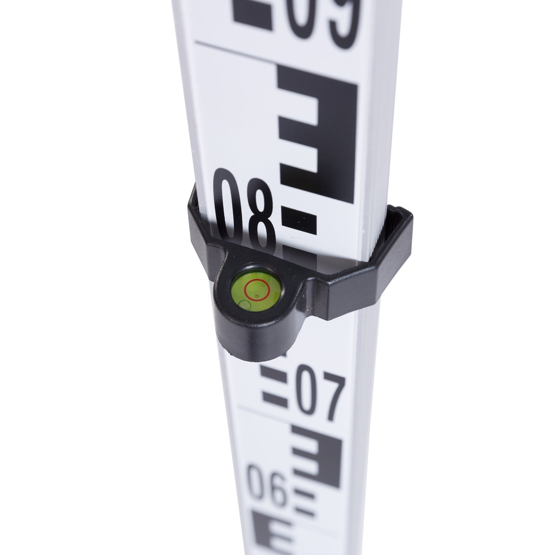 NESTLE Teleskopnivelliermeter 5 m, E - Teilung, Rückseite mm - BauForst24