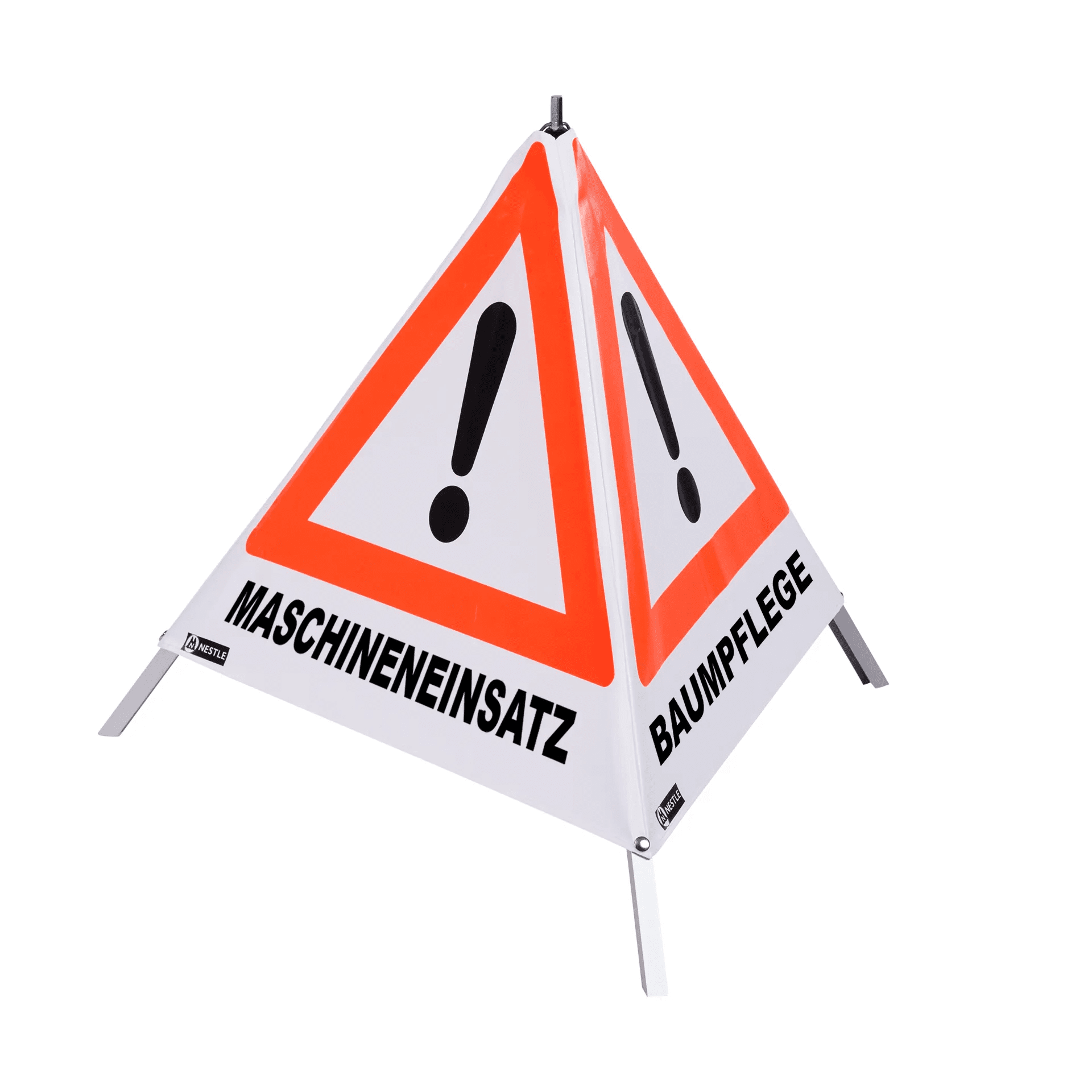 NESTLE Warnpyramide, Achtung (VZ101), Baumpflege, Mäharbeiten, Maschineneinsatz - BauForst24