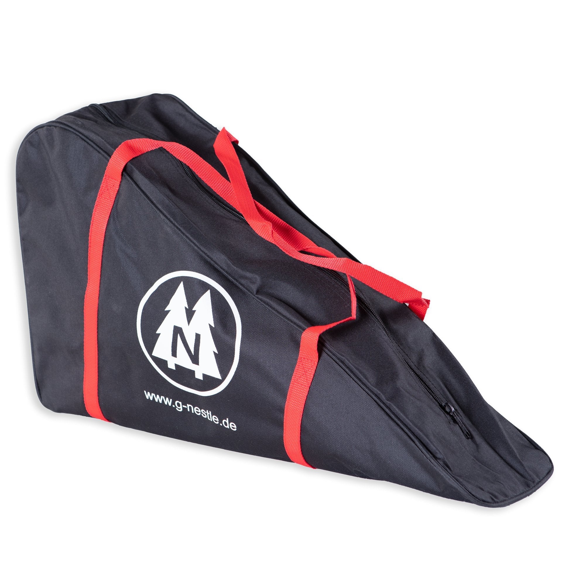 Tragetasche für NESTLE Messrad / rote Träger+Logo - BauForst24